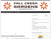 Tablet Screenshot of fallcreekgardens.org